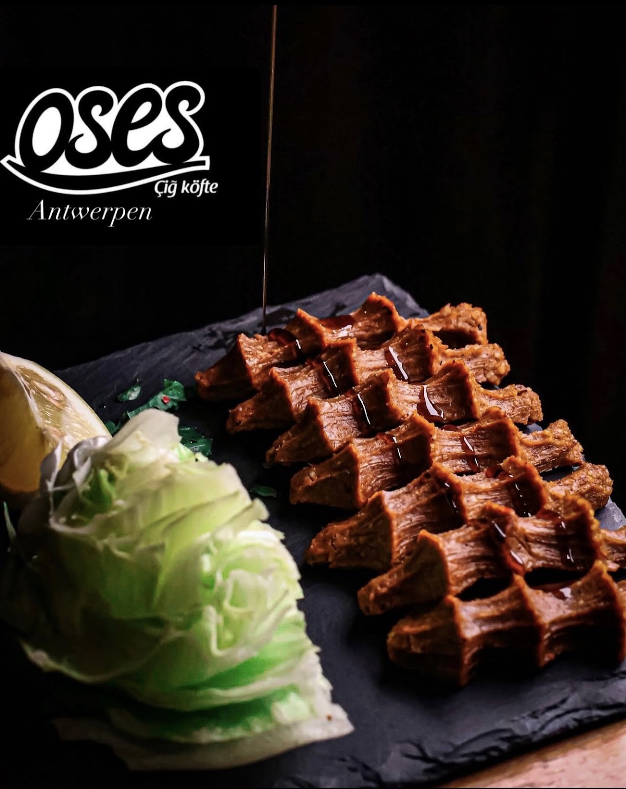 Oses Çig Köfte: food & drinks