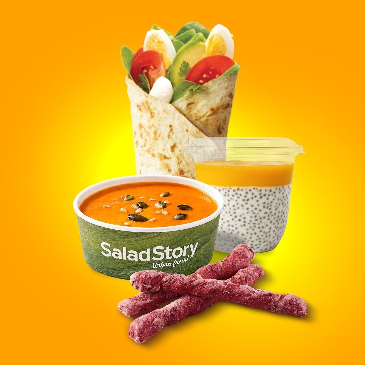 Salad Story: food & drinks
