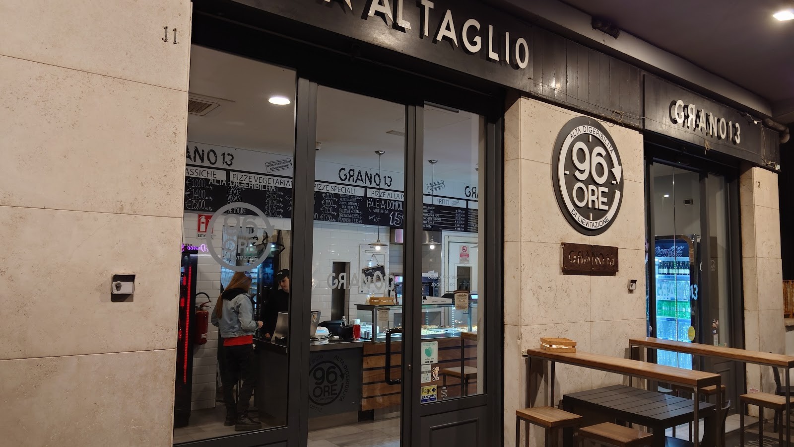 Pizzeria Grano13 Roma: the place