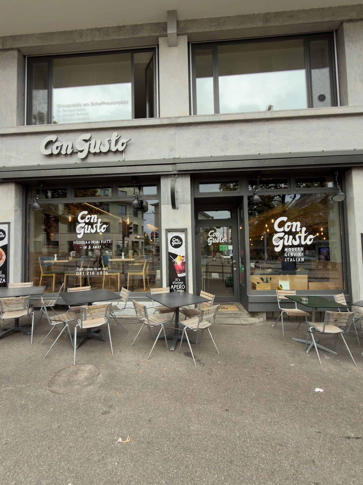 Con Gusto Schaffhauserplatz: the place