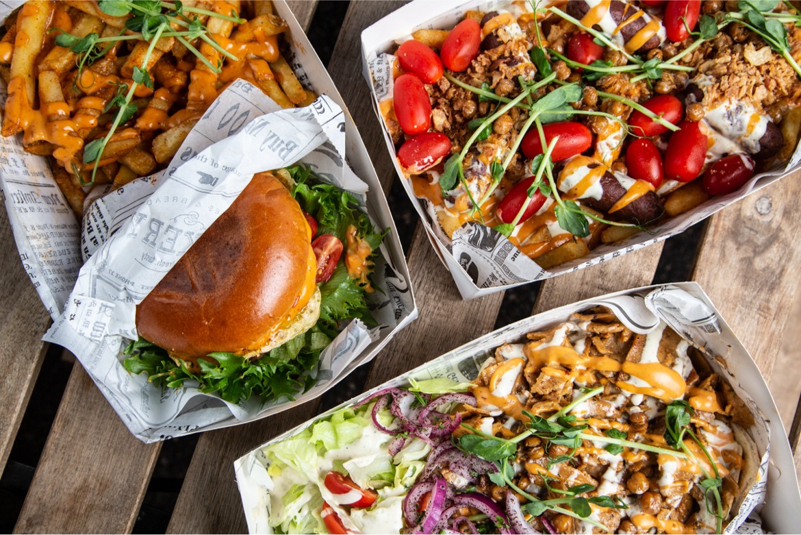 Vegan Food Box: food & drinks