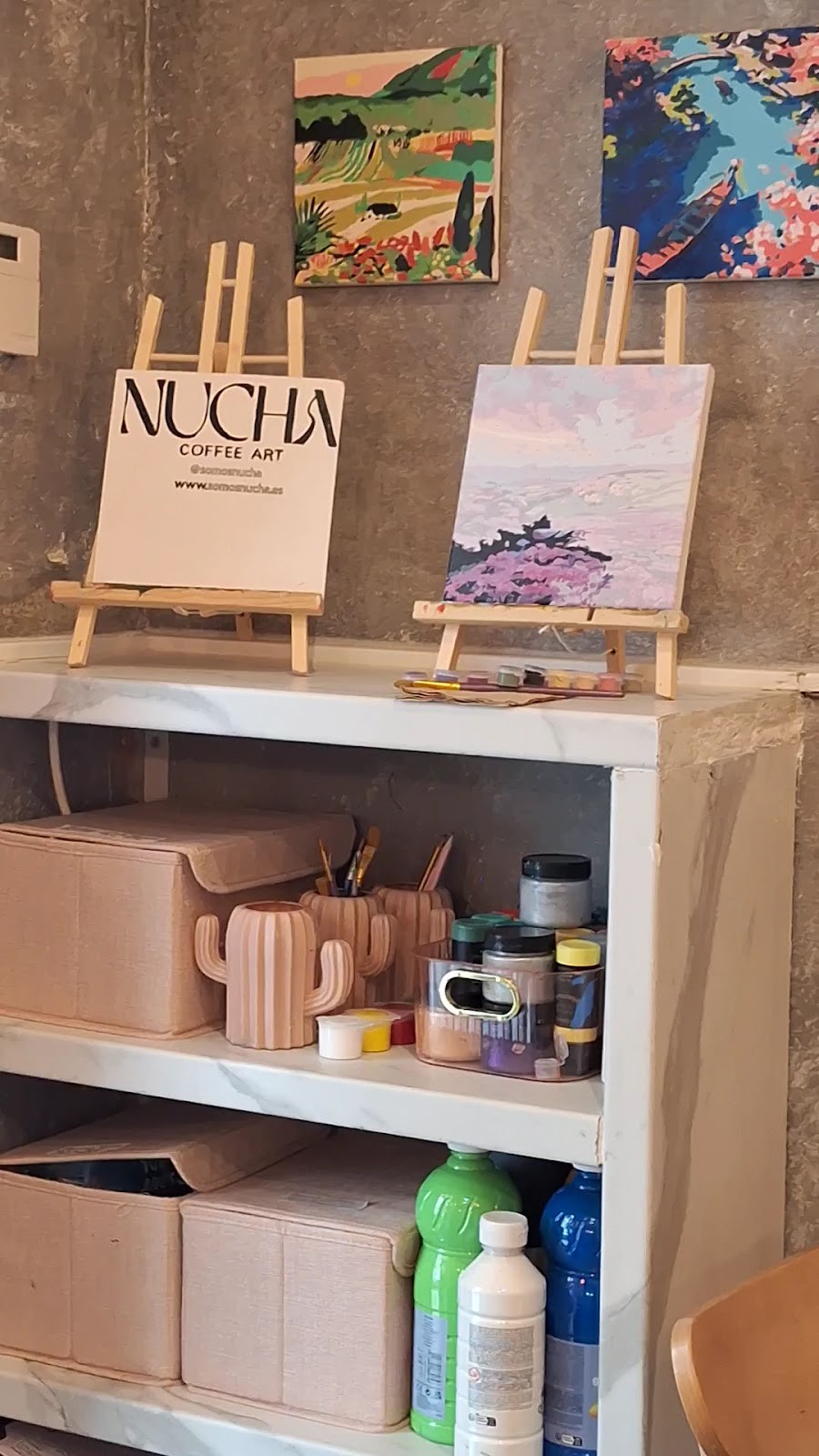 Nucha Coffee art: the place