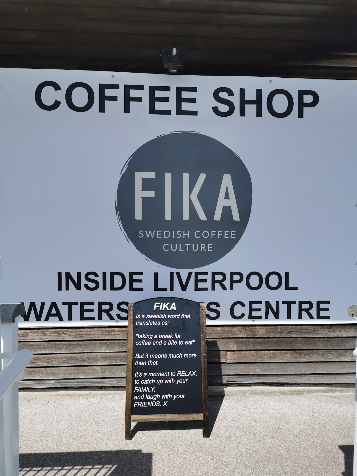 Fika Coffee Shop at The Waterfront: the place