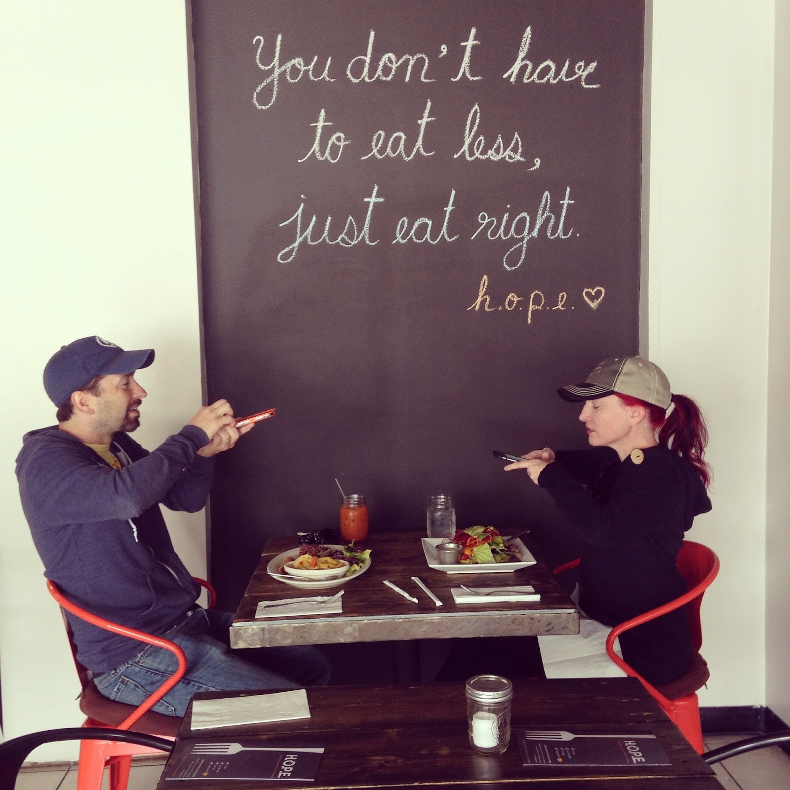 H.O.P.E. Healthy Organic Positive Eating: the place