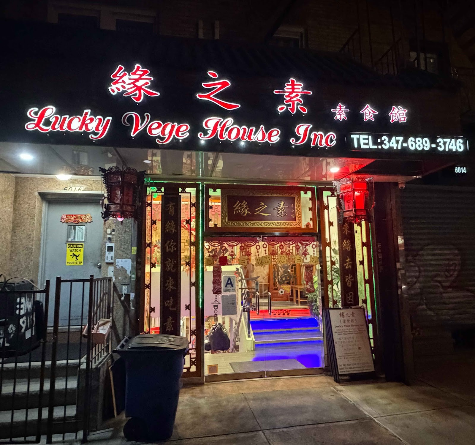Lucky Vege House: the place