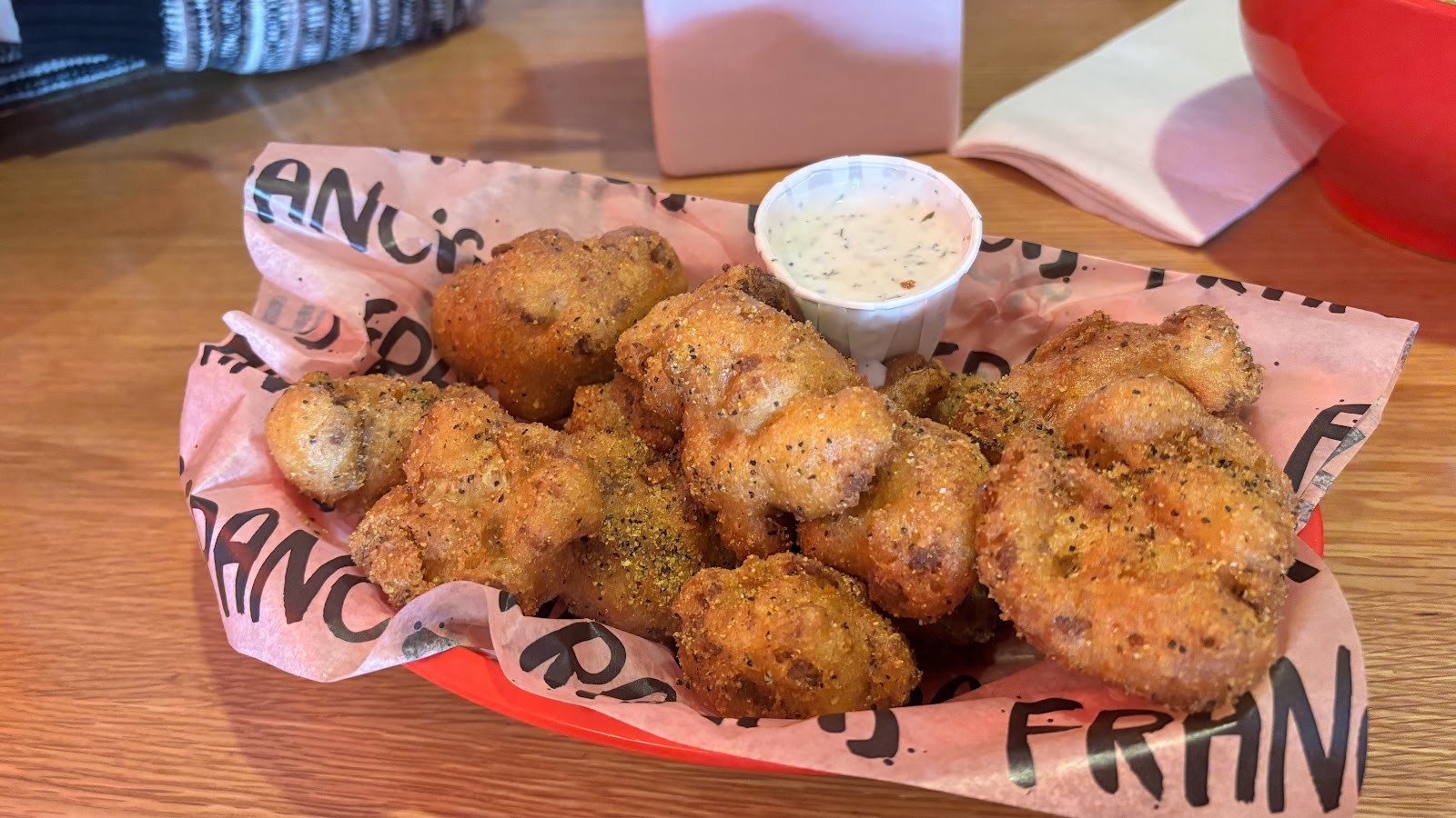 Francis Burger Joint: food & drinks