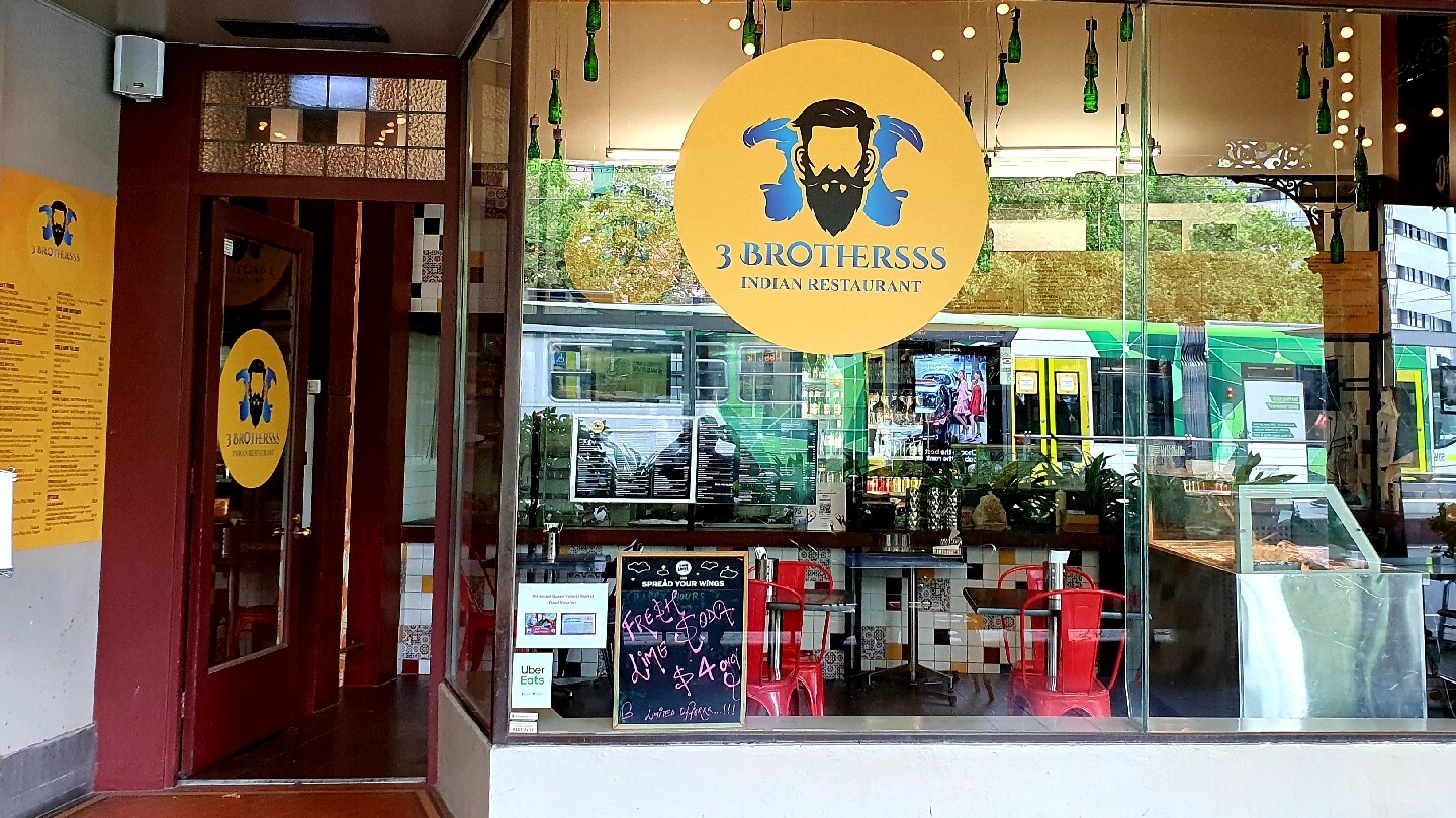 3 Brothersss Indian Restaurant QVM Elizabeth Street: the place