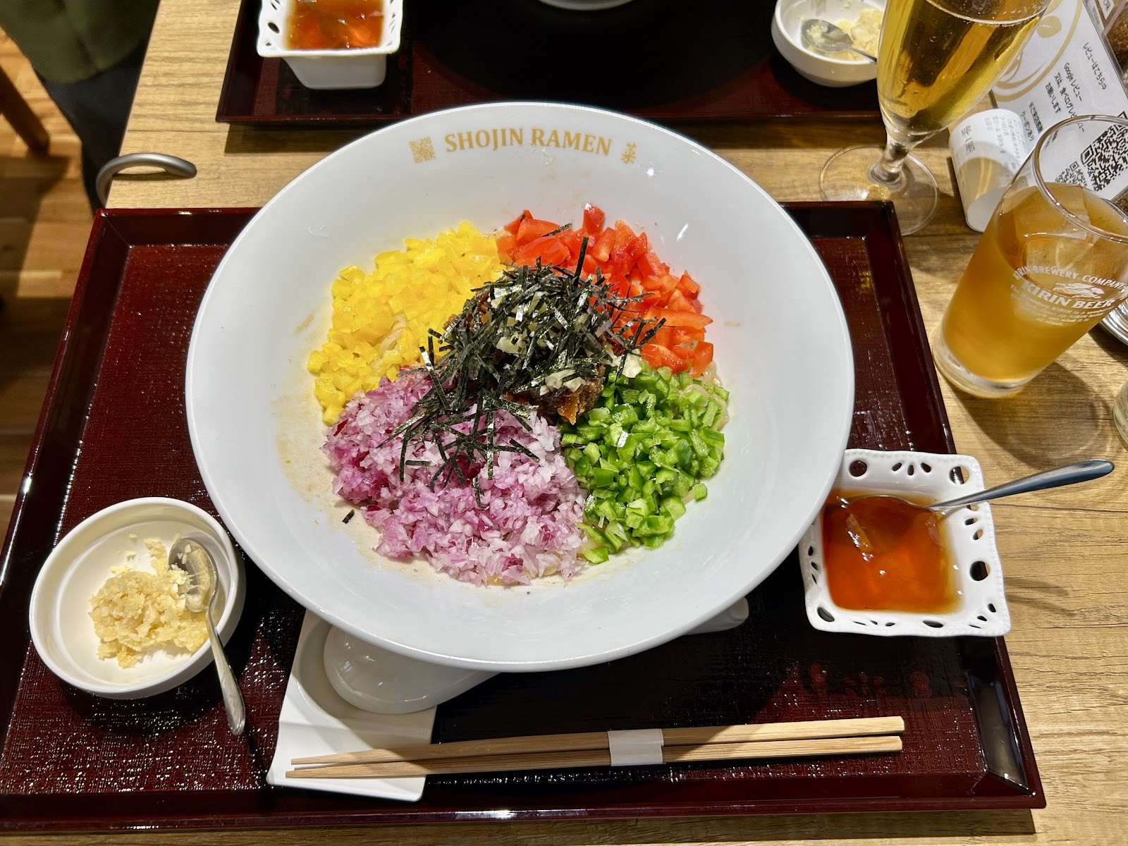 SHOJIN RAMEN 菜: food & drinks