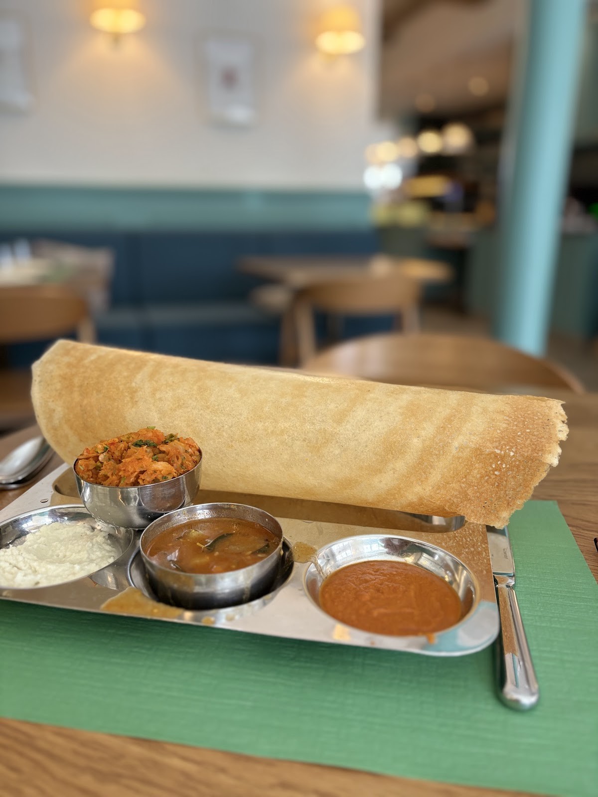 The South Indian - Vegetarian Restaurant: food & drinks