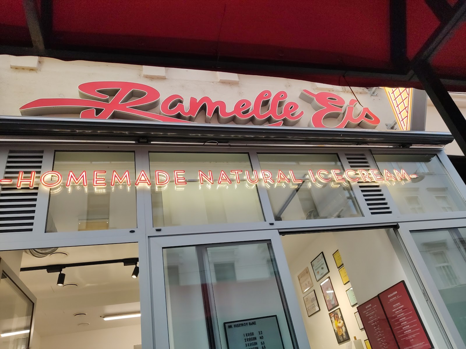 Ramelle Eis Homemade Natural Ice Cream: the place