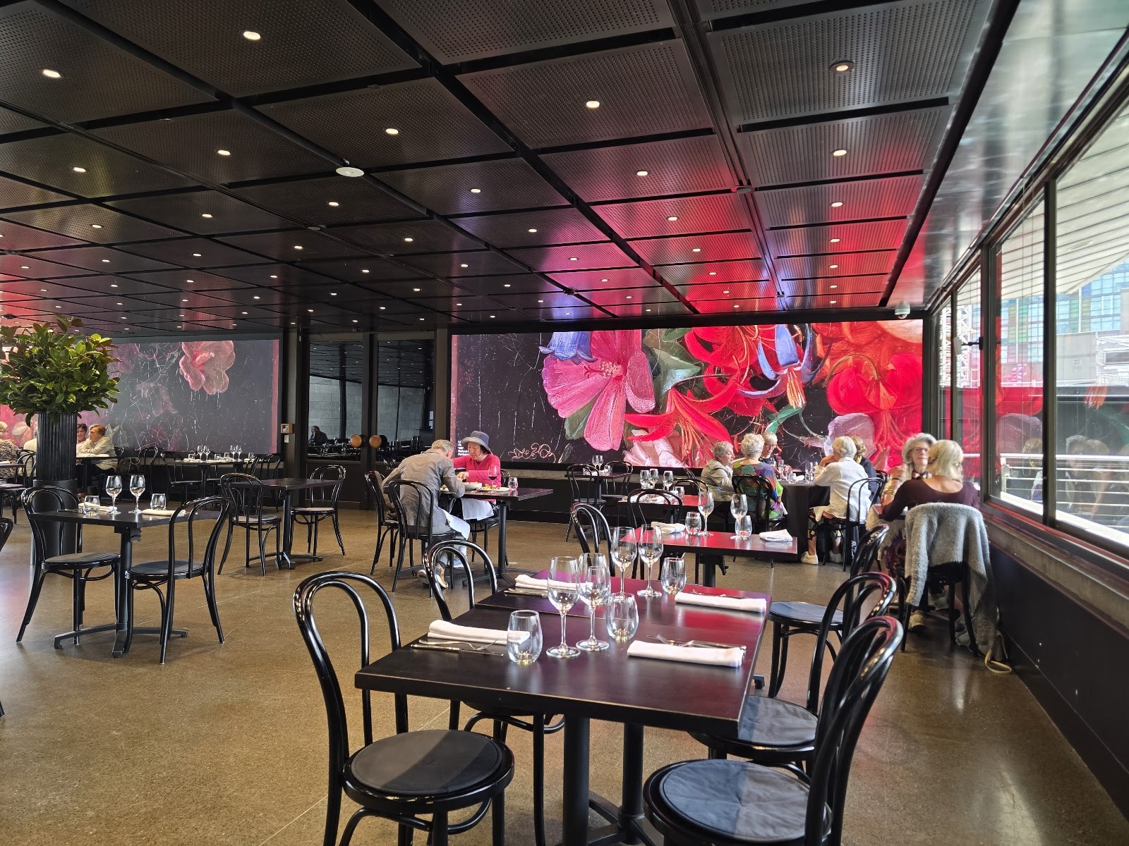 Garden Restaurant at National Gallery of Victoria: the place