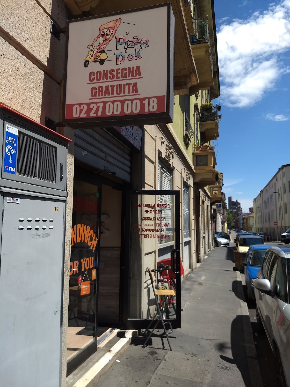 Pizza D'ok Milano e Sandwich for you: the place