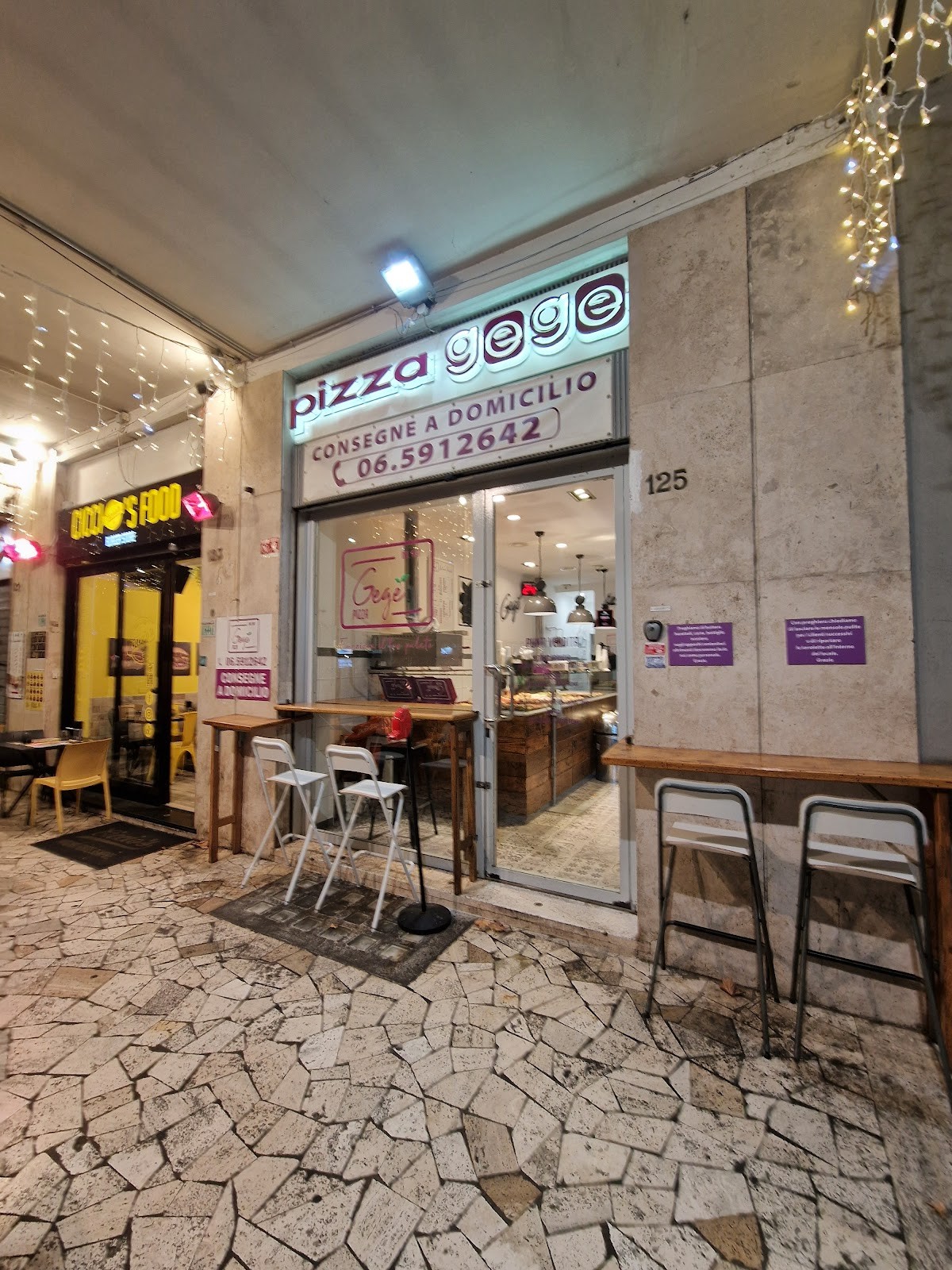 Pizzeria GeGè: the place