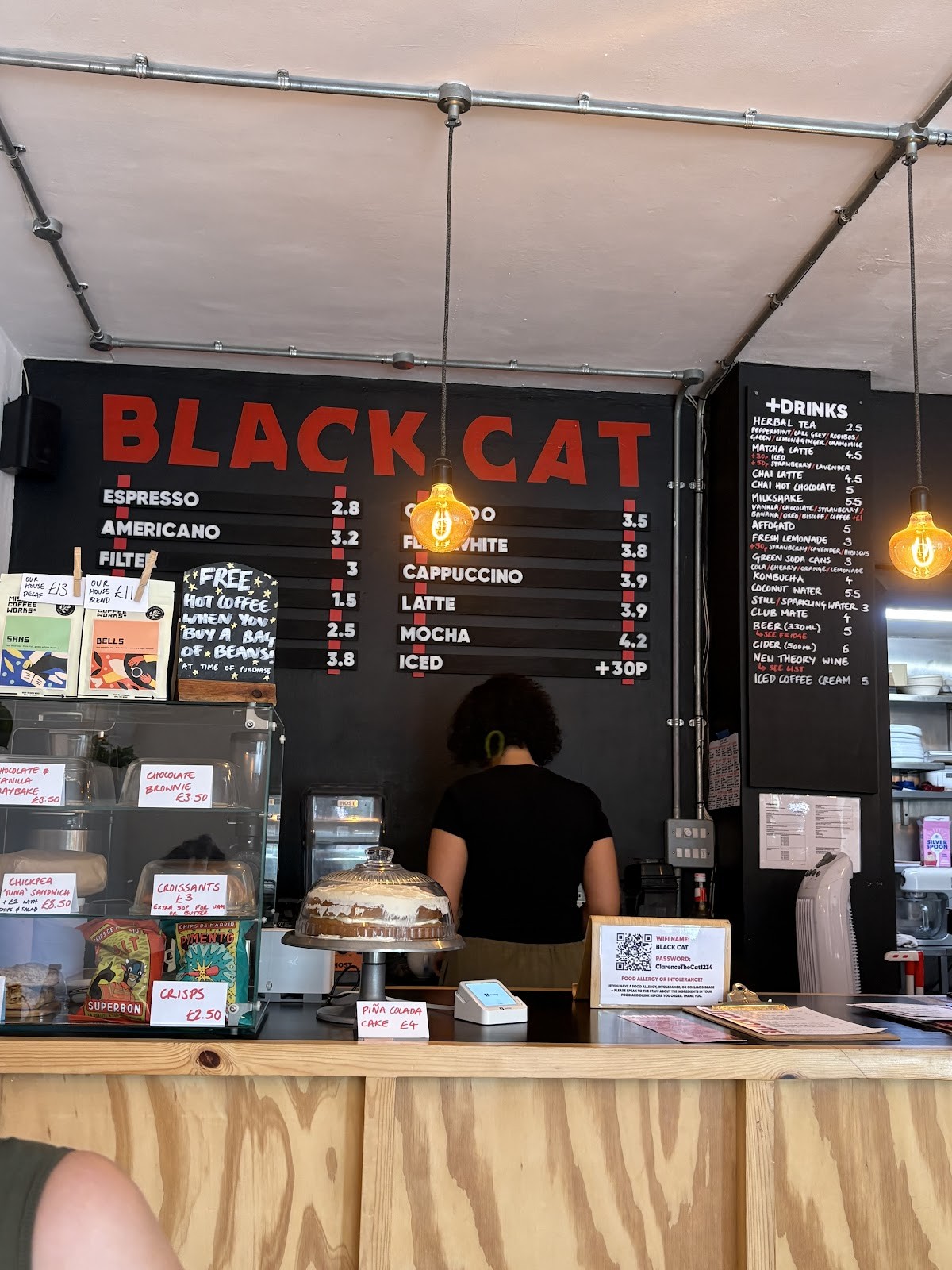 Black Cat café: the place
