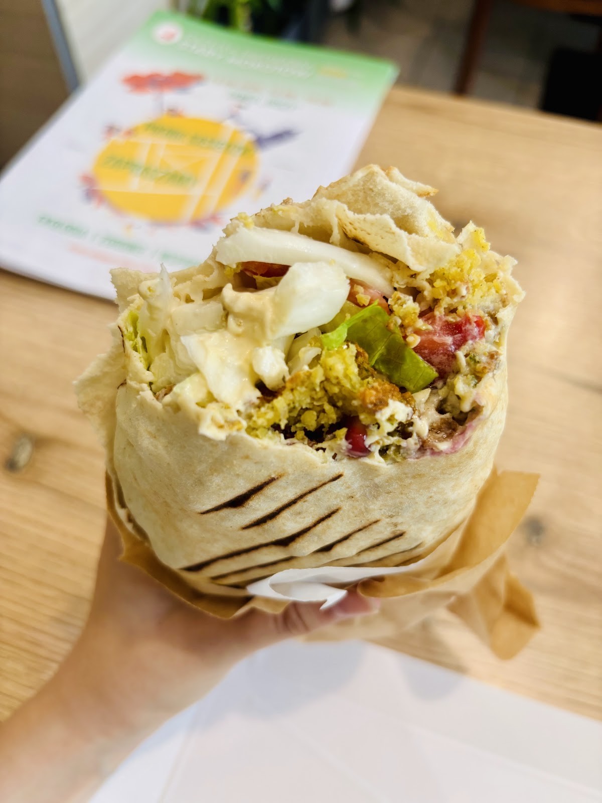 Falafel Full hummus falafel: food & drinks