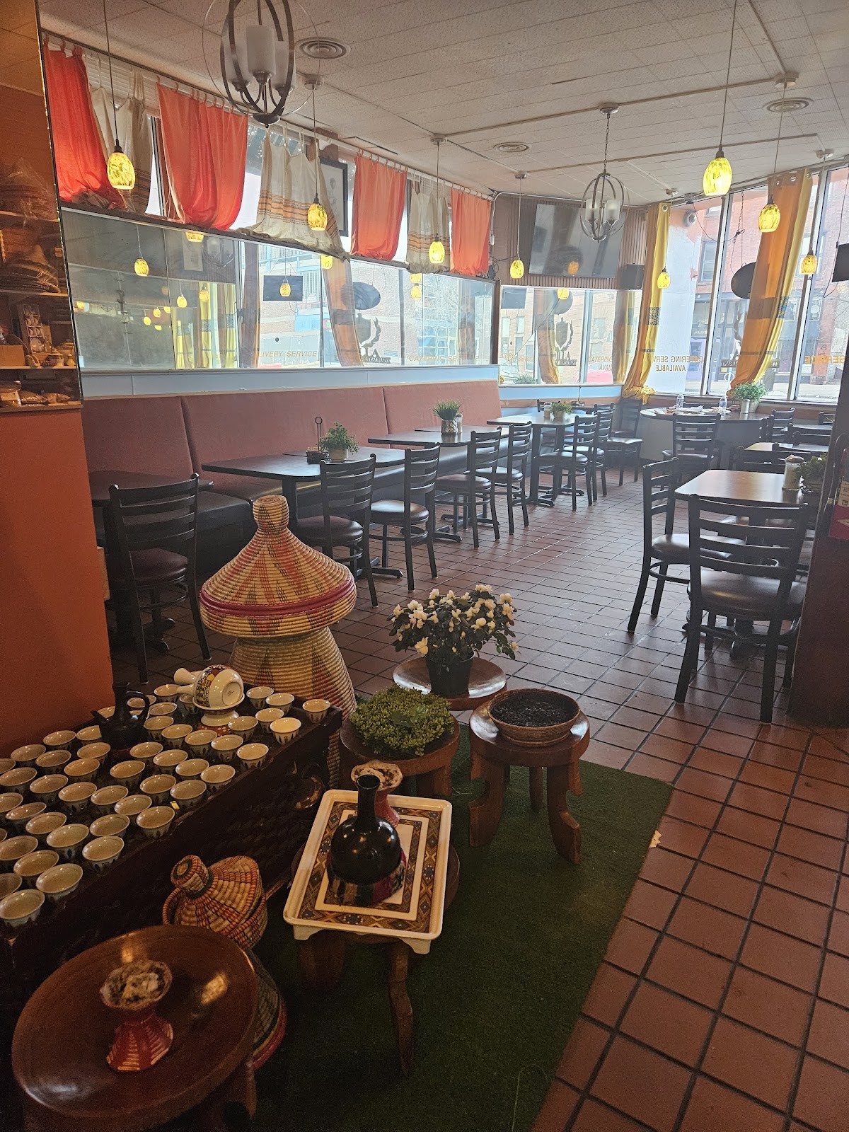 Dilla Ethiopian restaurant: the place