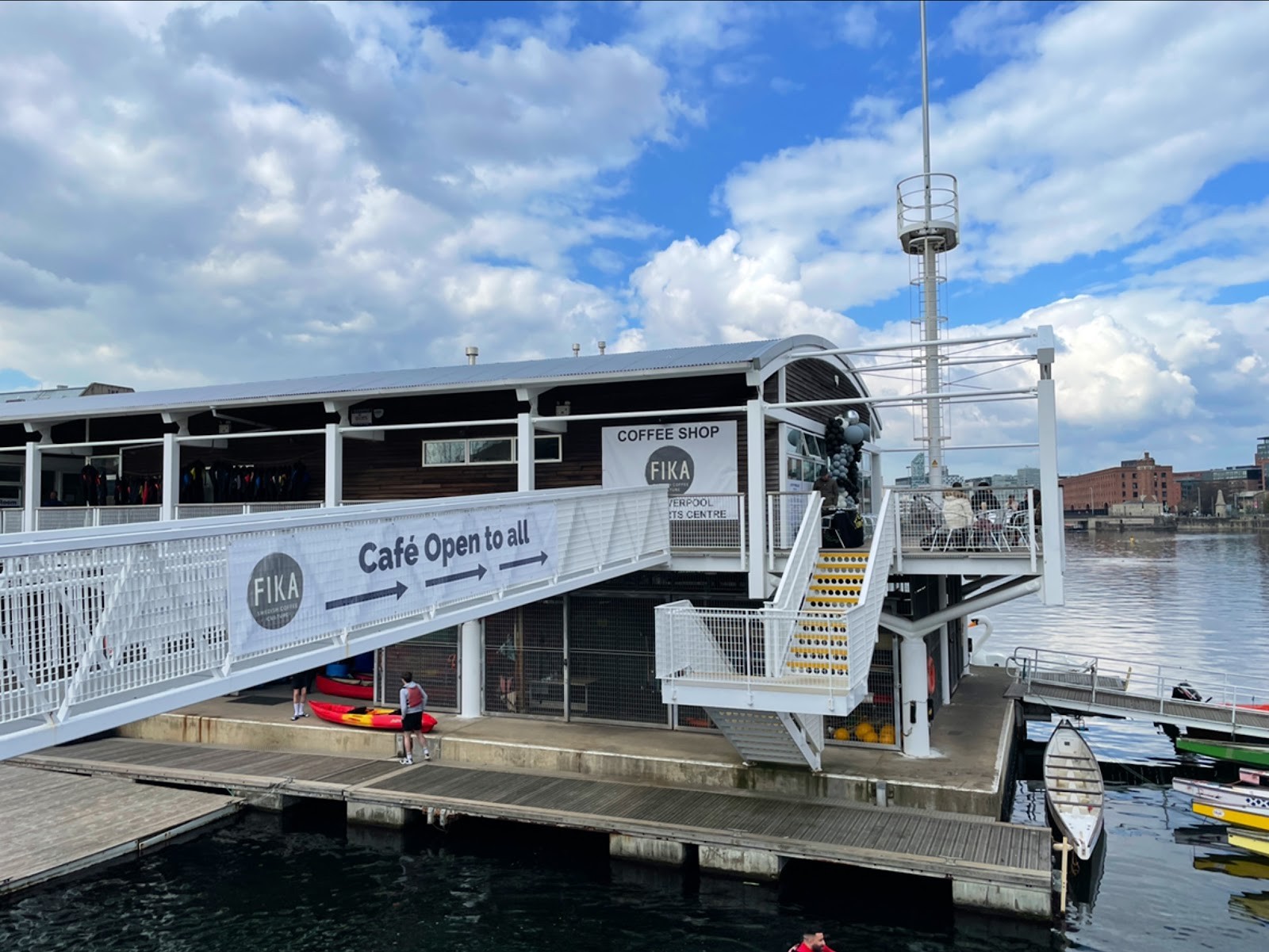 Fika Coffee Shop at The Waterfront: the place