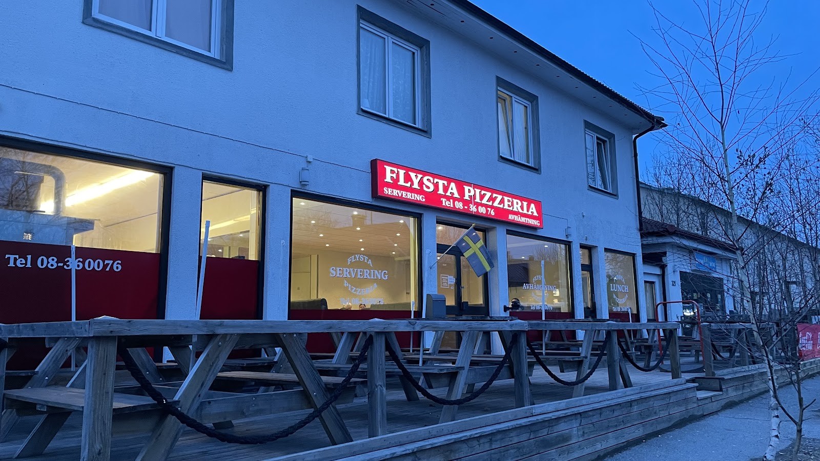 Flysta Pizzeria: the place