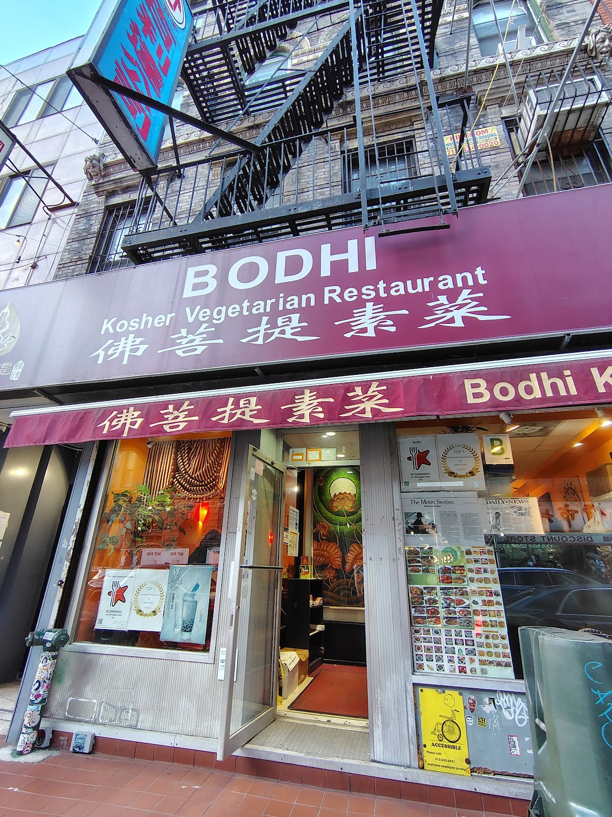Bodhi Kosher Vegetarian Restaurant: the place