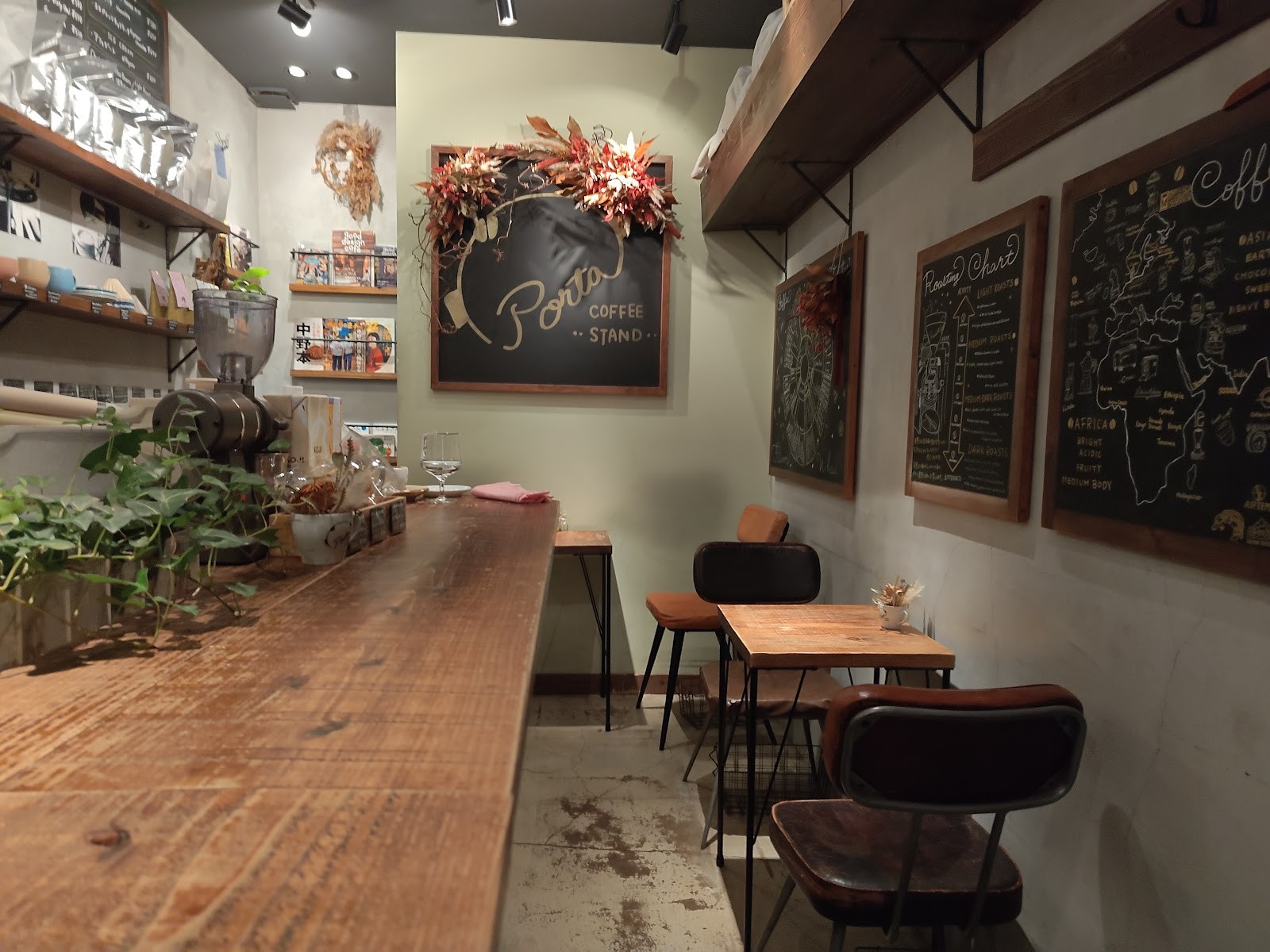 Porta Coffee Stand: the place