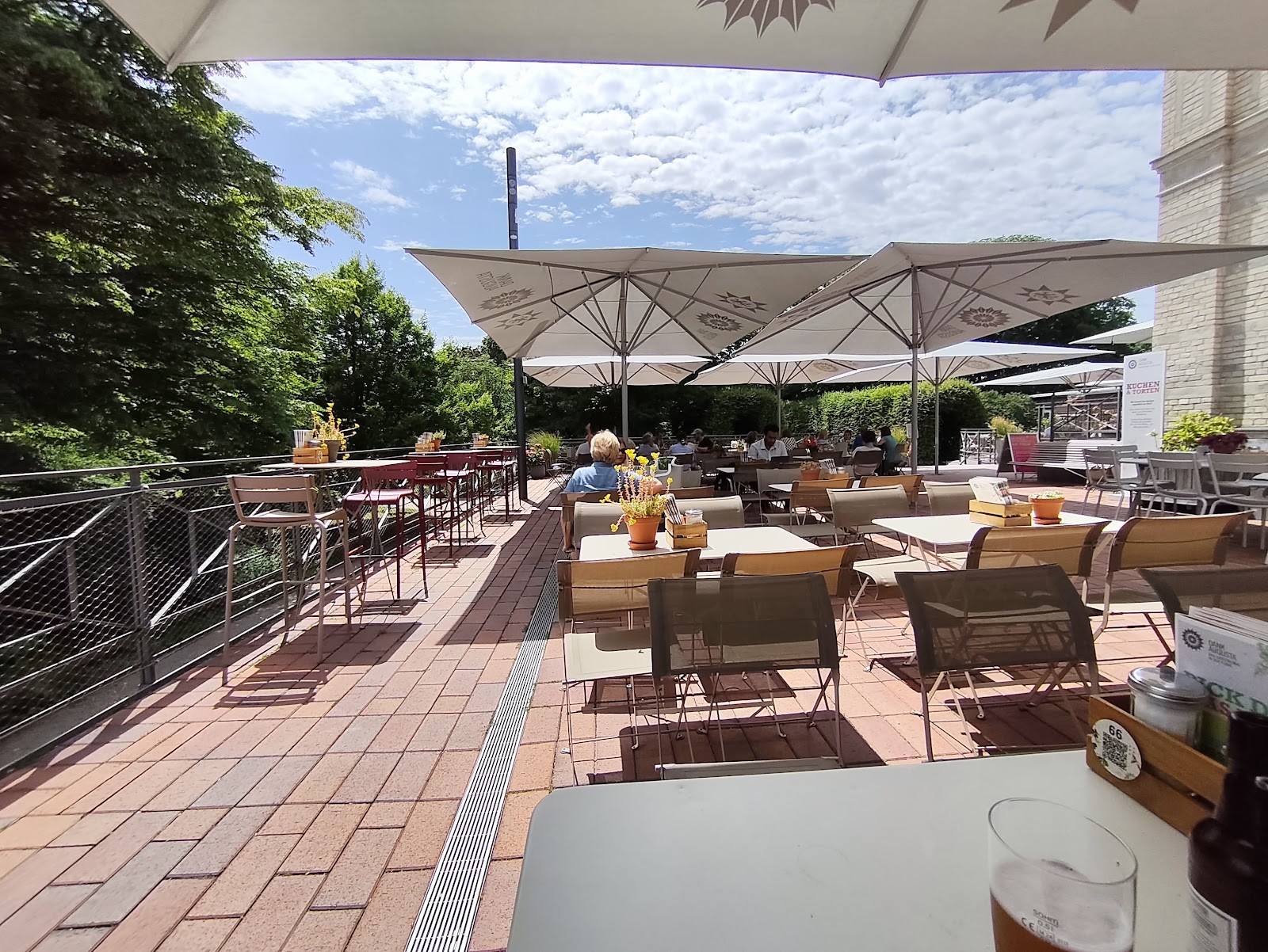 Gartenlokal Dank Augusta: the place