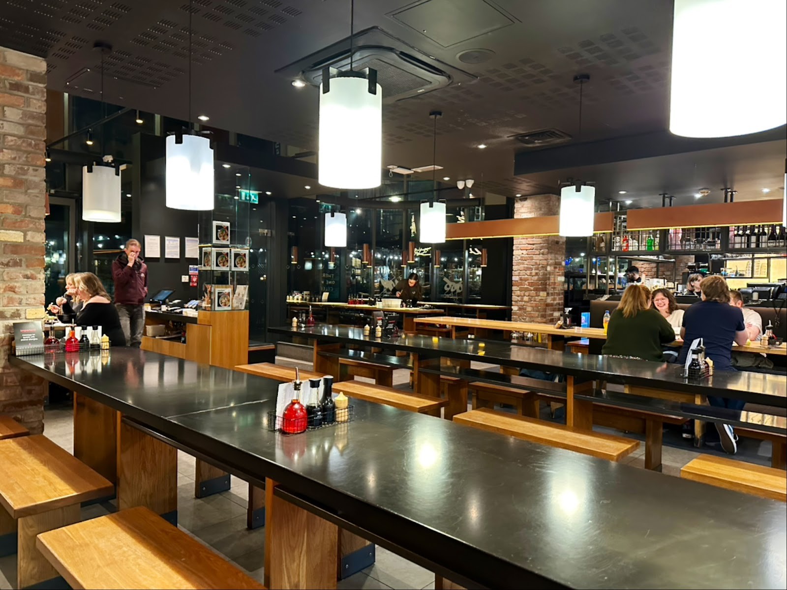 wagamama cardiff library: the place