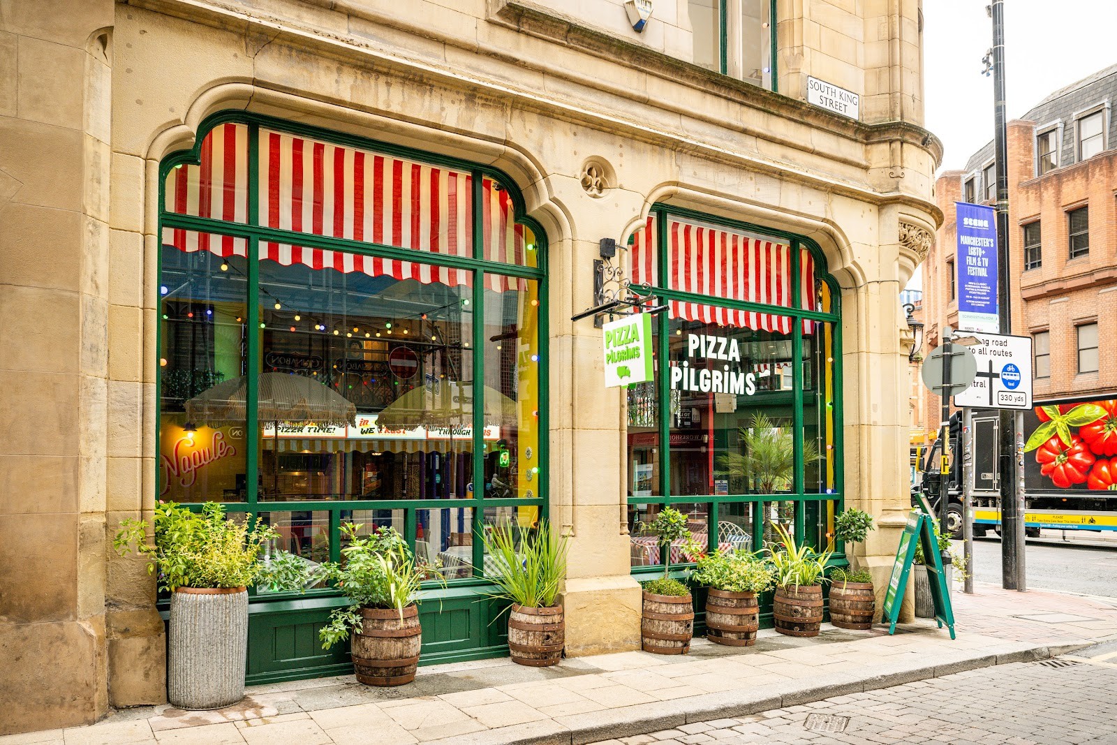 Pizza Pilgrims Manchester: the place