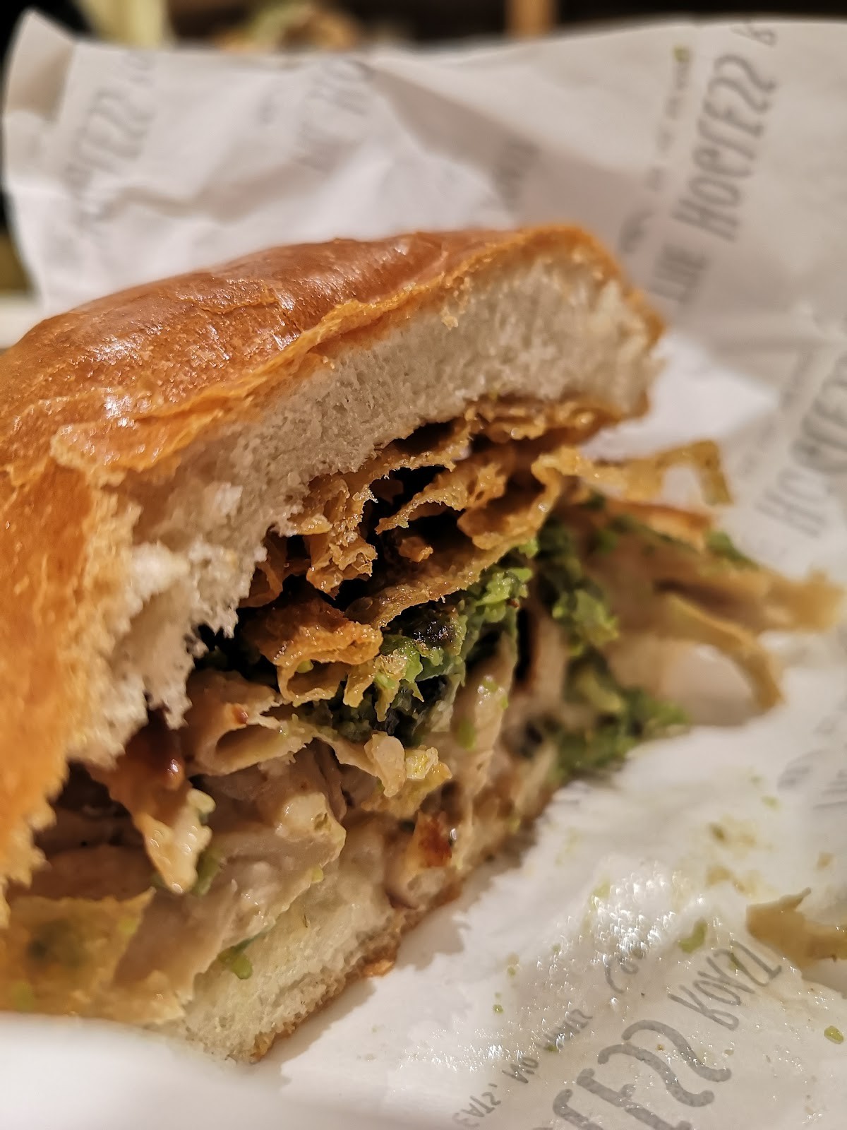 The Hogless Roast: food & drinks