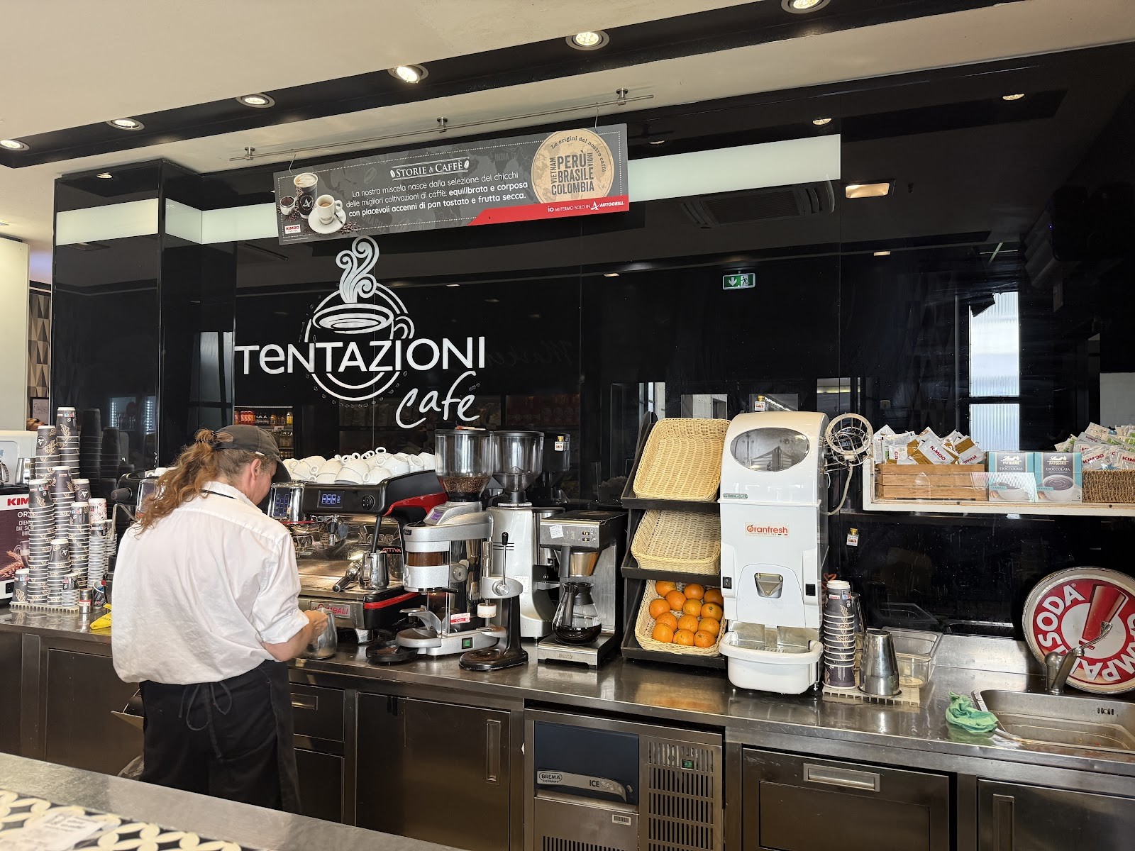 Tentazioni Café: the place