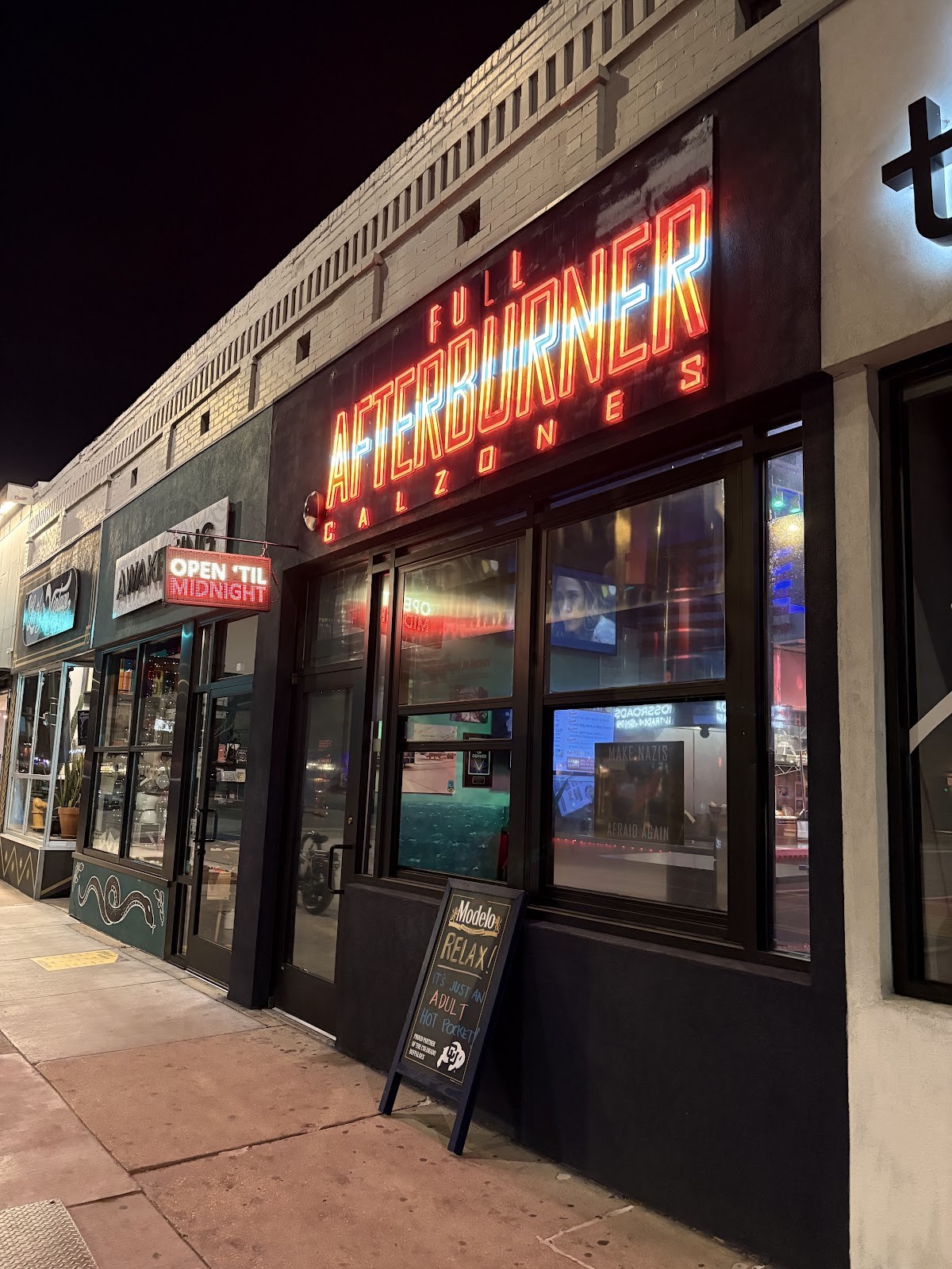 Full Afterburner Calzones: the place