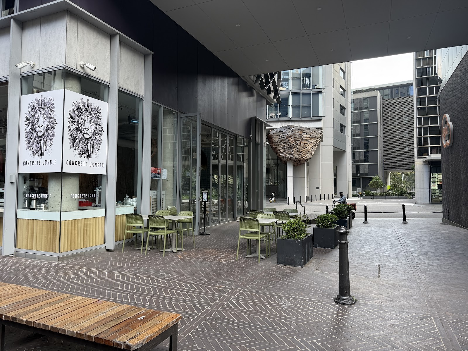 Concrete Jungle Cafe: the place