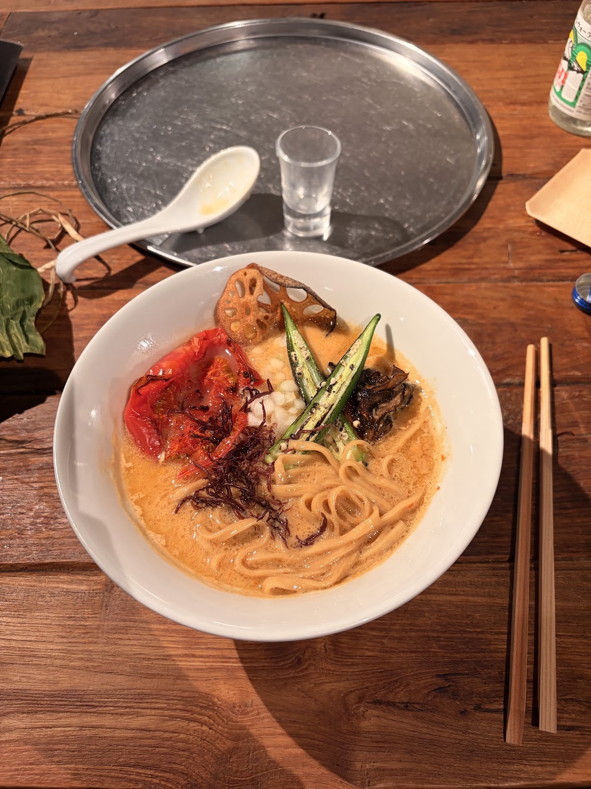 Vegan Ramen UZU Tokyo (inside teamLab Planets): food & drinks