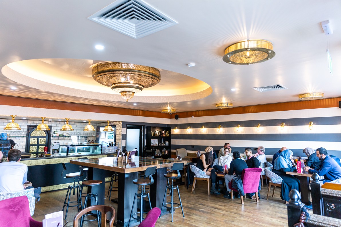 Damascena Coffee House Jewellery Quarter: the place