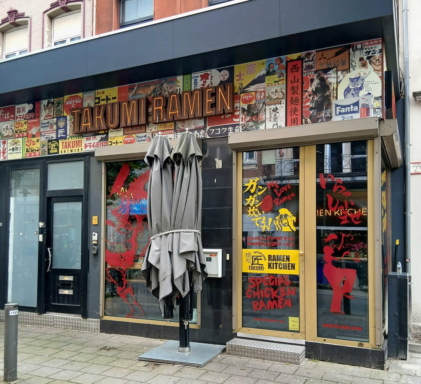 Takumi Ramen Kitchen Anneessensstraat: the place