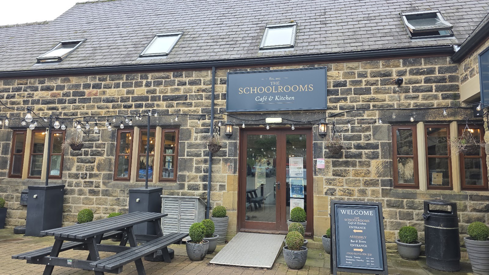 The Schoolrooms: the place