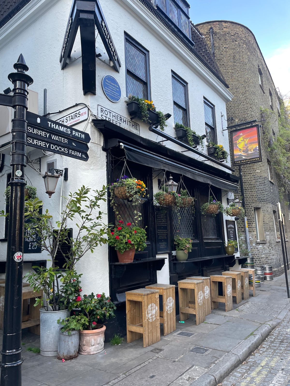 The Mayflower: the place
