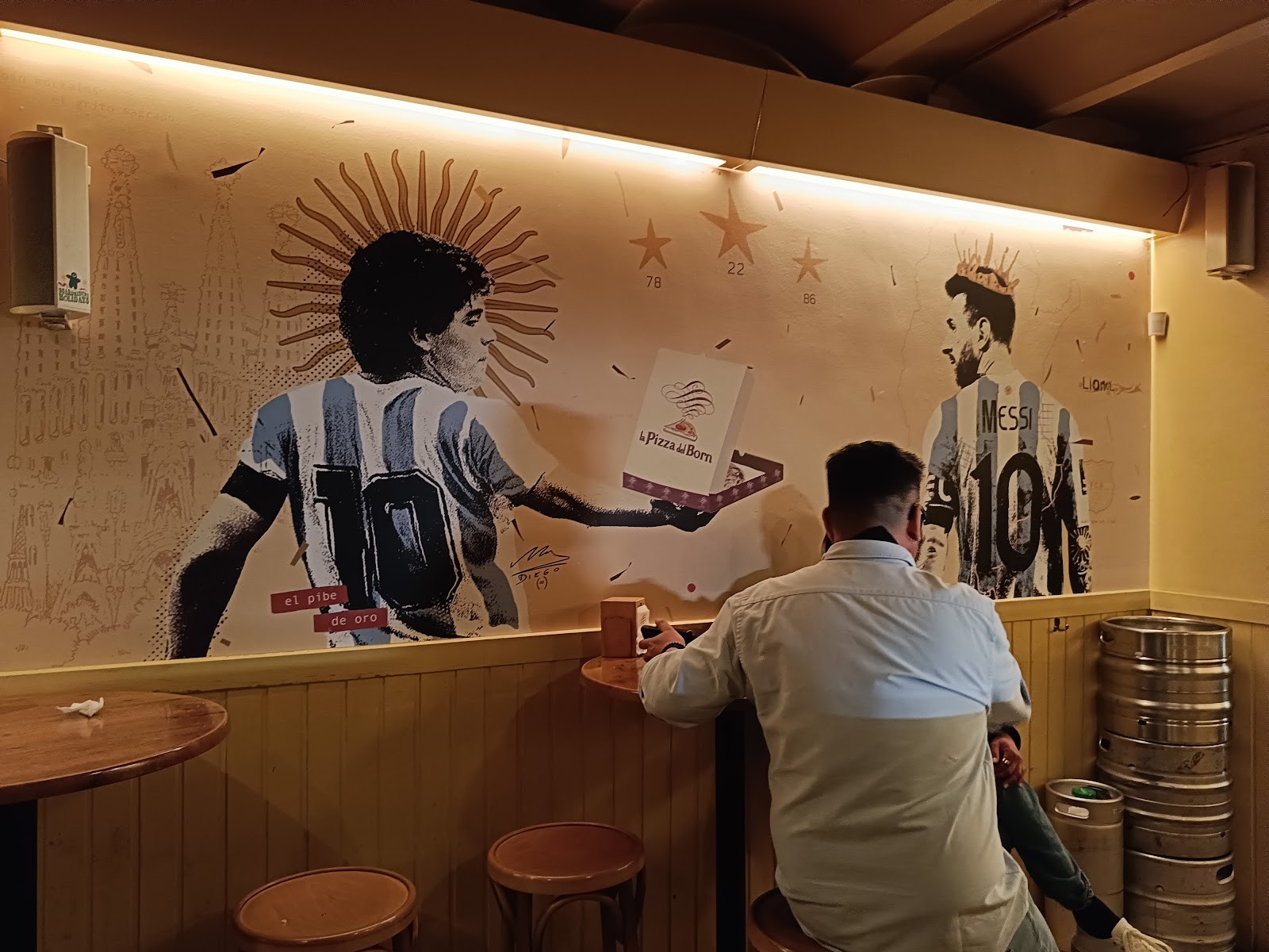La Pizza del Born: the place