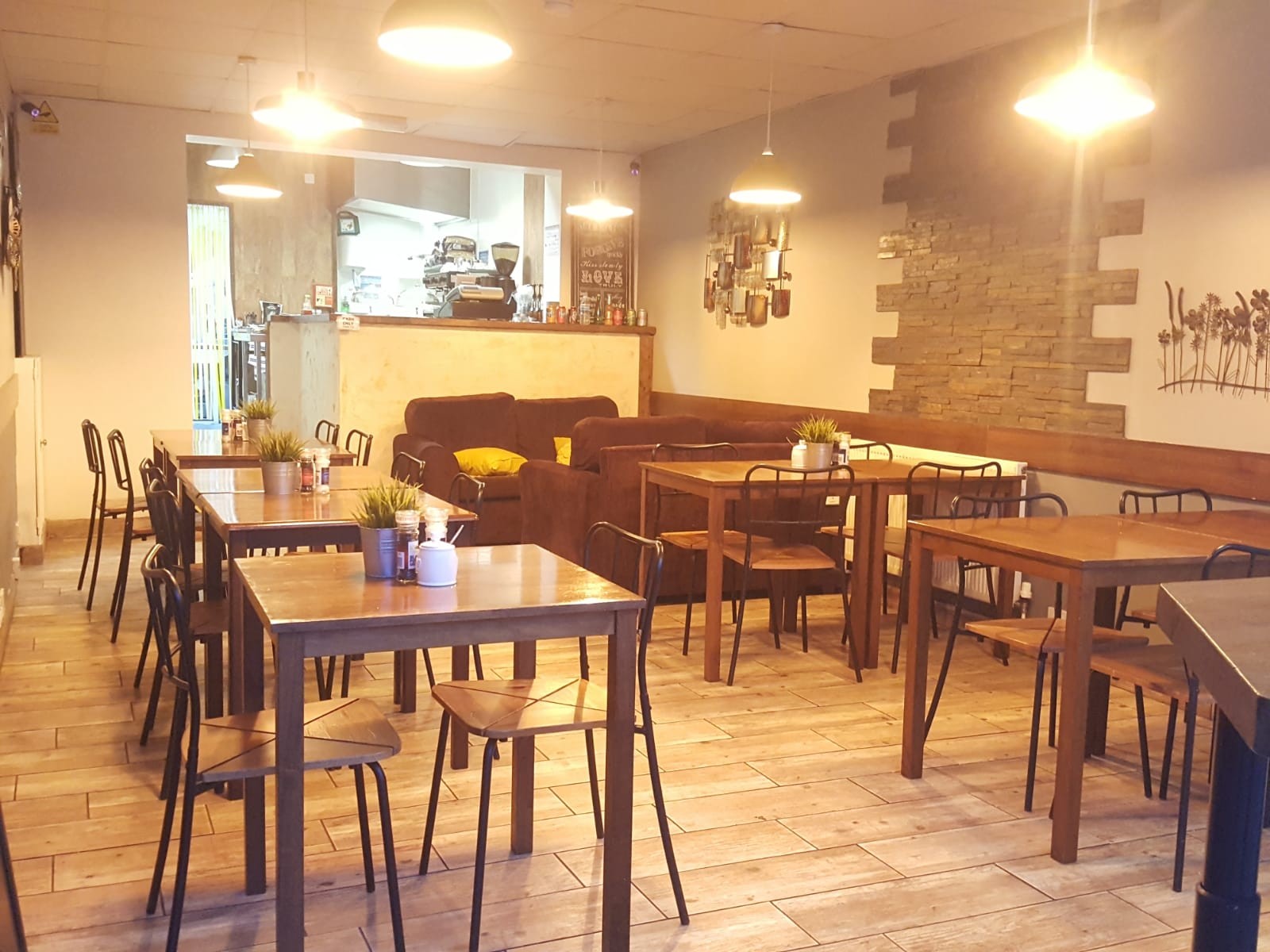 In Cafe Cardiff: the place