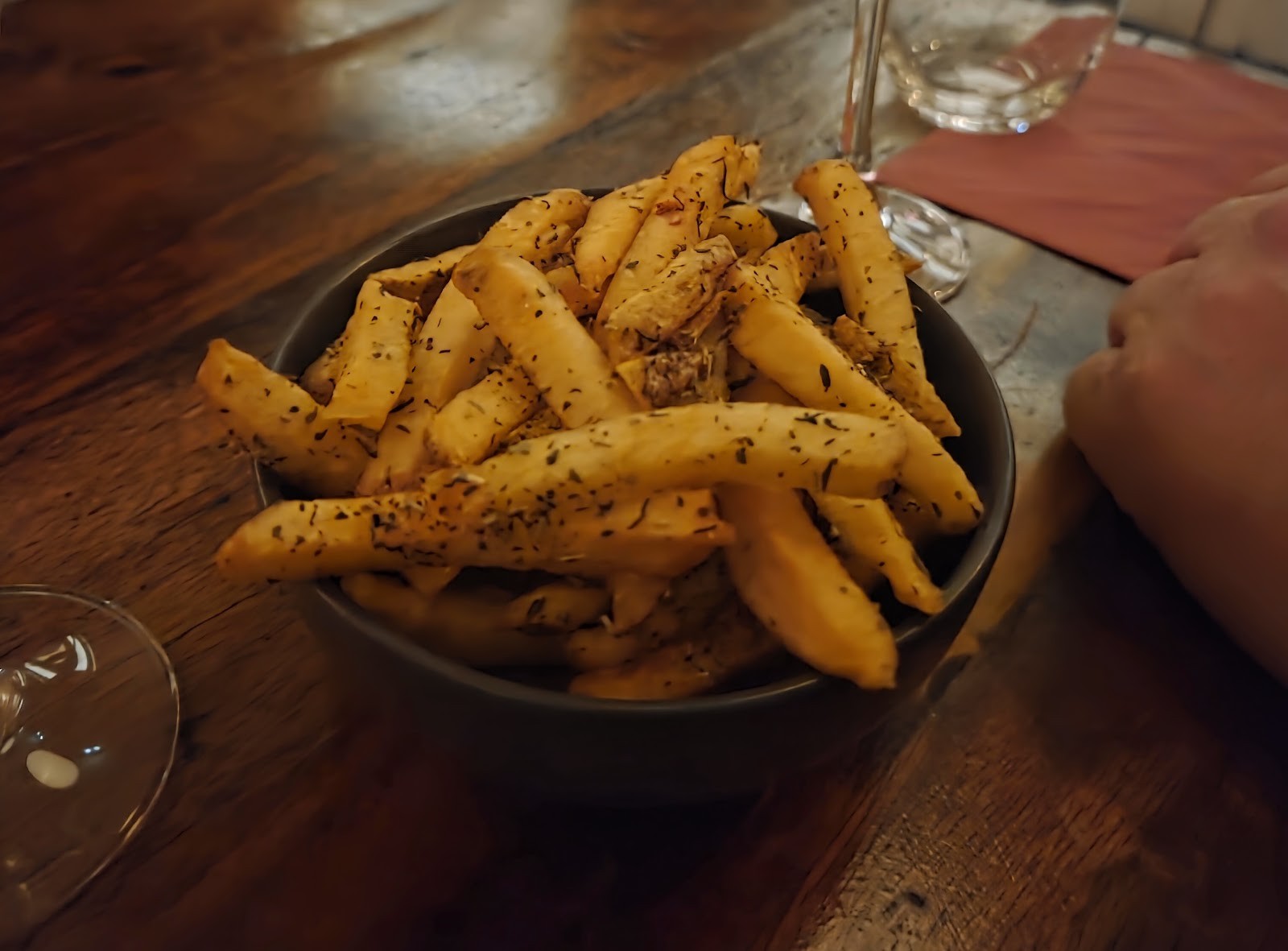 Les Tontons Veg: food & drinks
