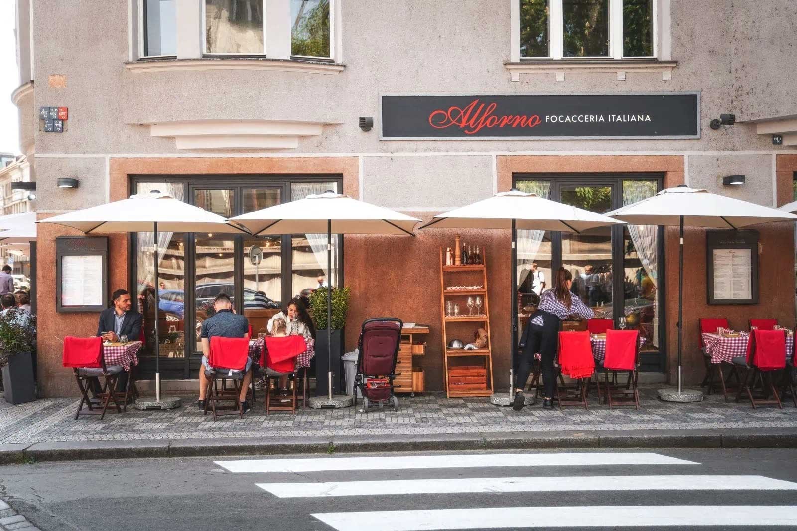Alforno Focacceria Široká: the place