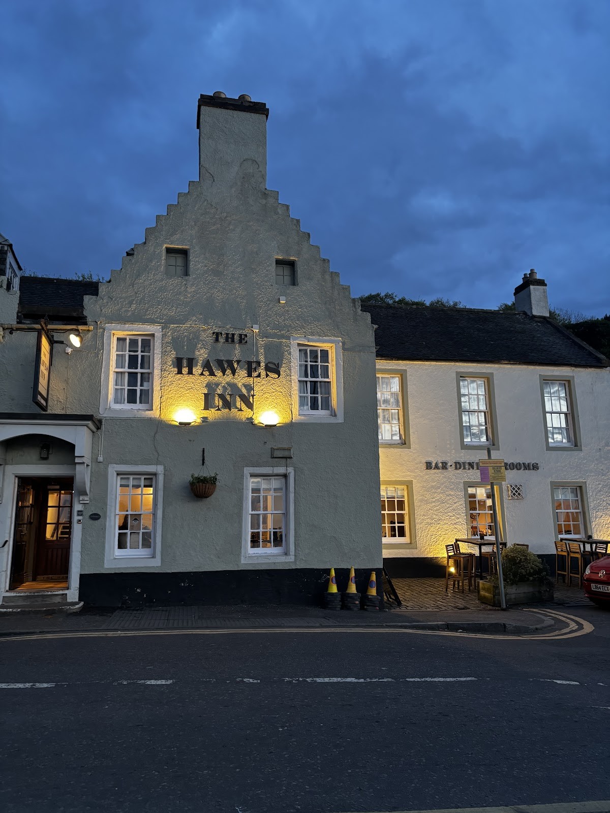 The Hawes Inn: the place