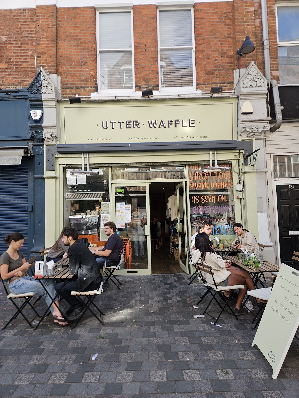 Utter Waffle Balham: the place