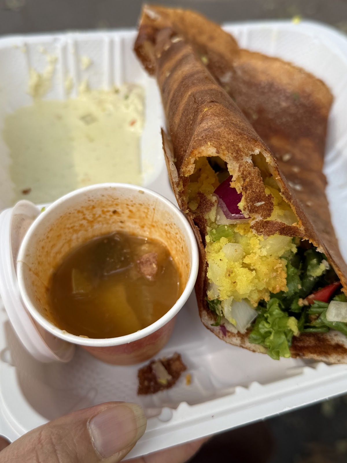 NY Dosas: food & drinks