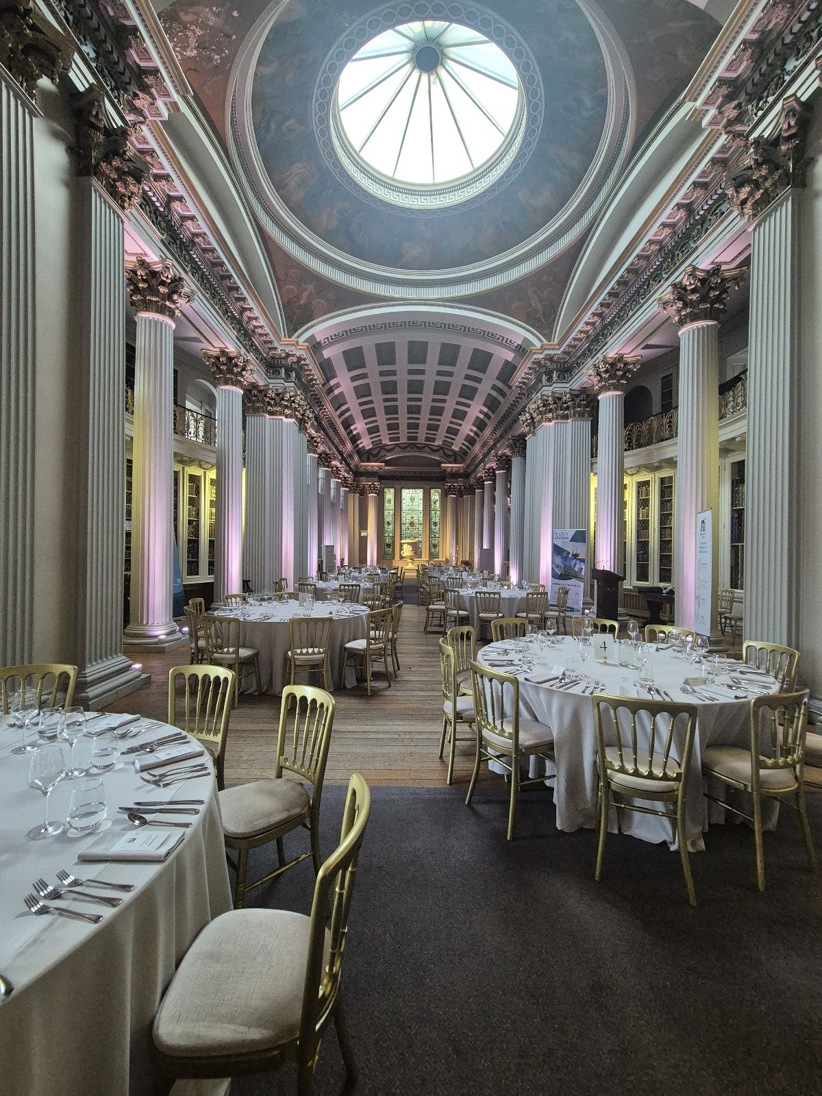 The Colonnades at the Signet Library: the place