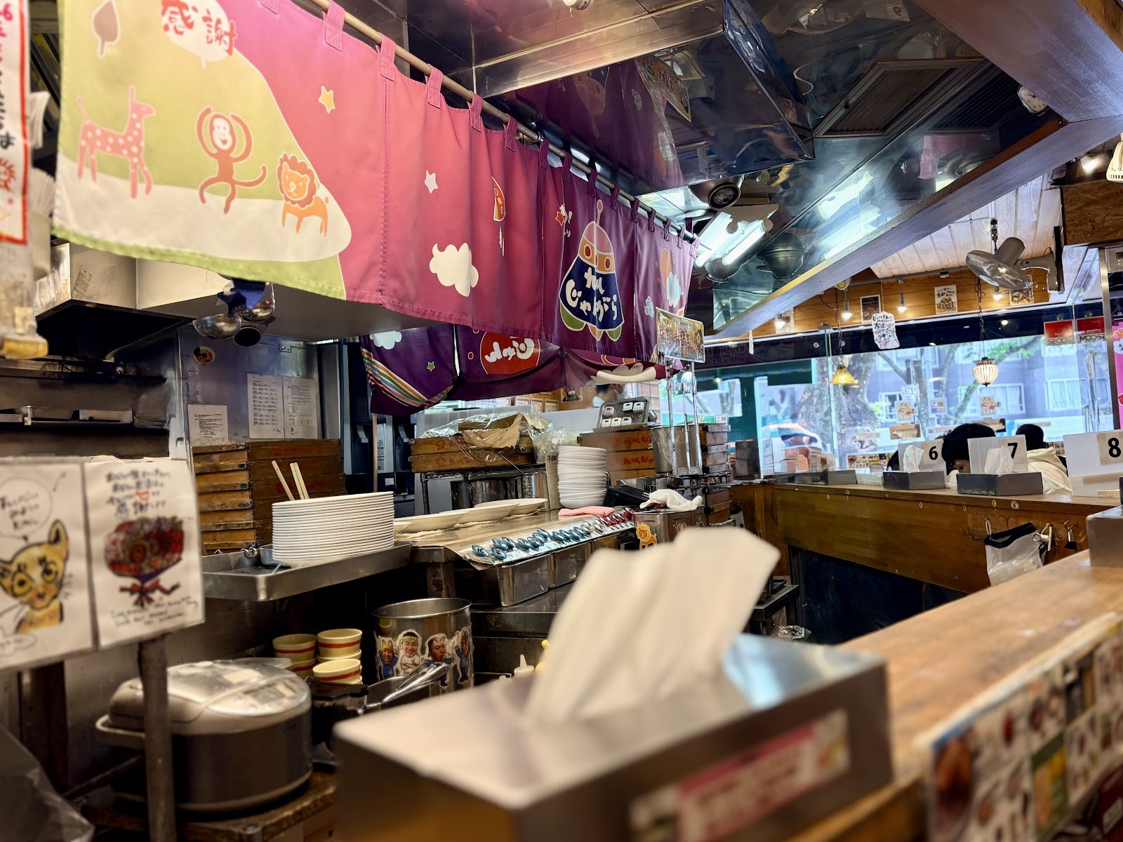 Kyushu Jangara Ramen Harajuku: the place
