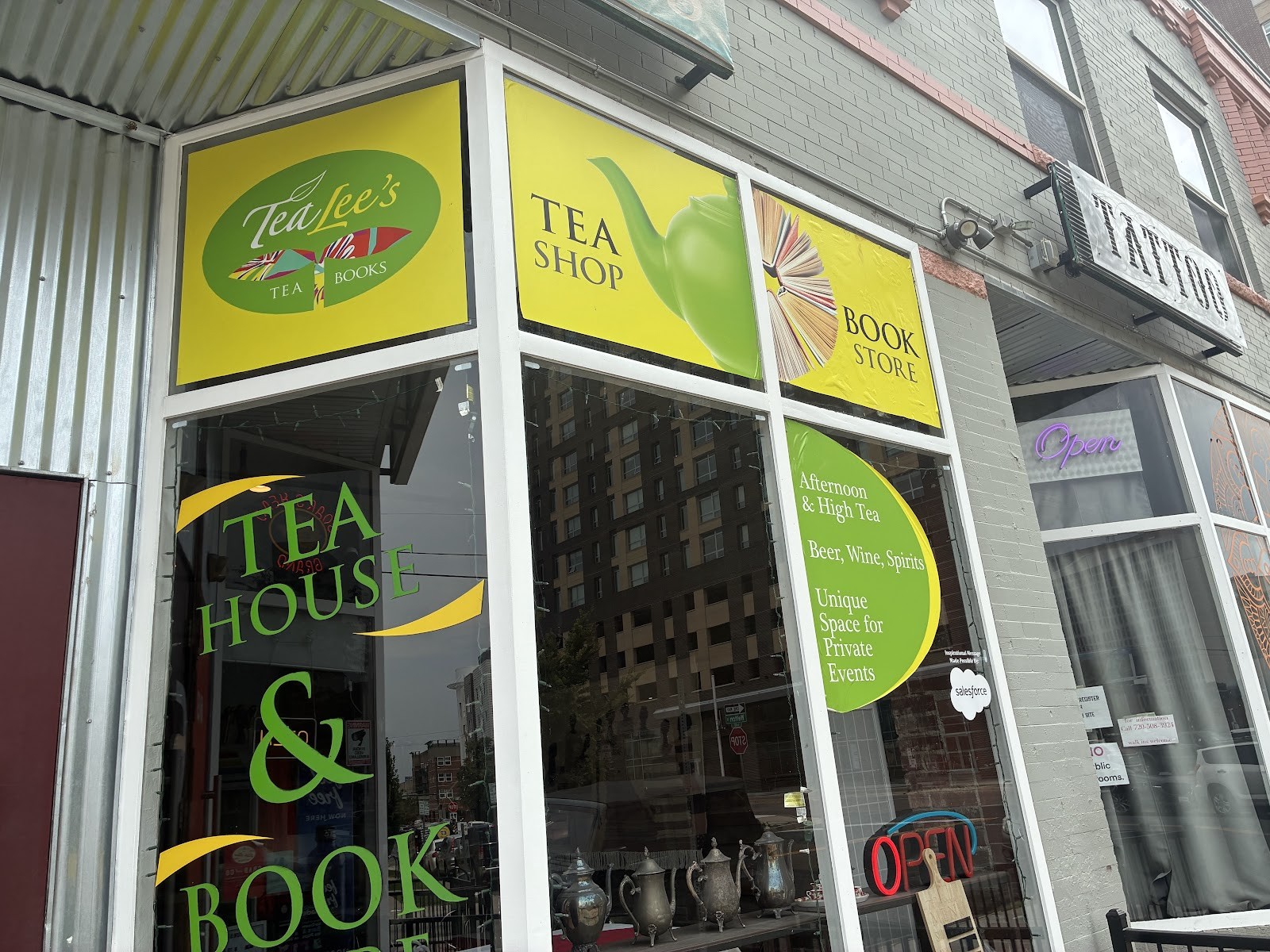 TeaLee's Teahouse & Bookstore: the place