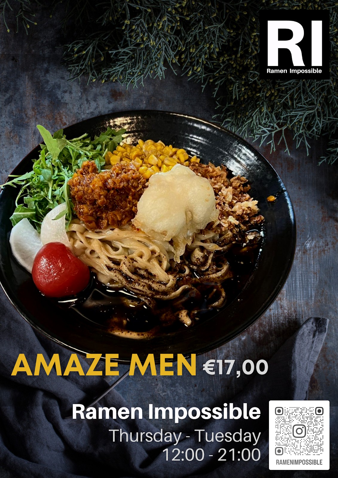 Ramen Impossible: food & drinks