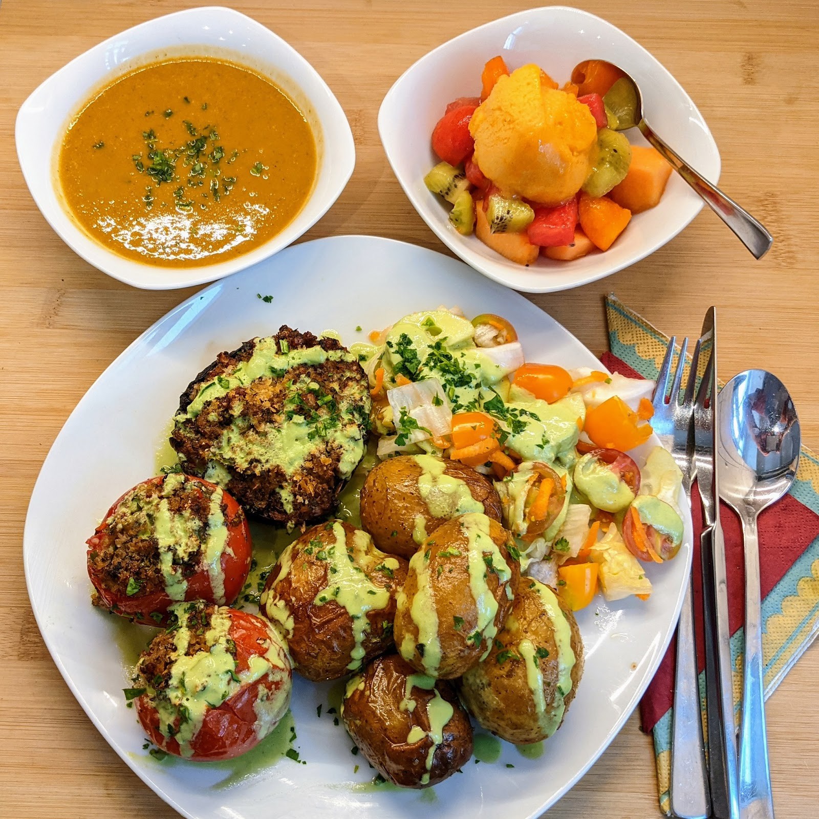 Sattva Vegan: food & drinks