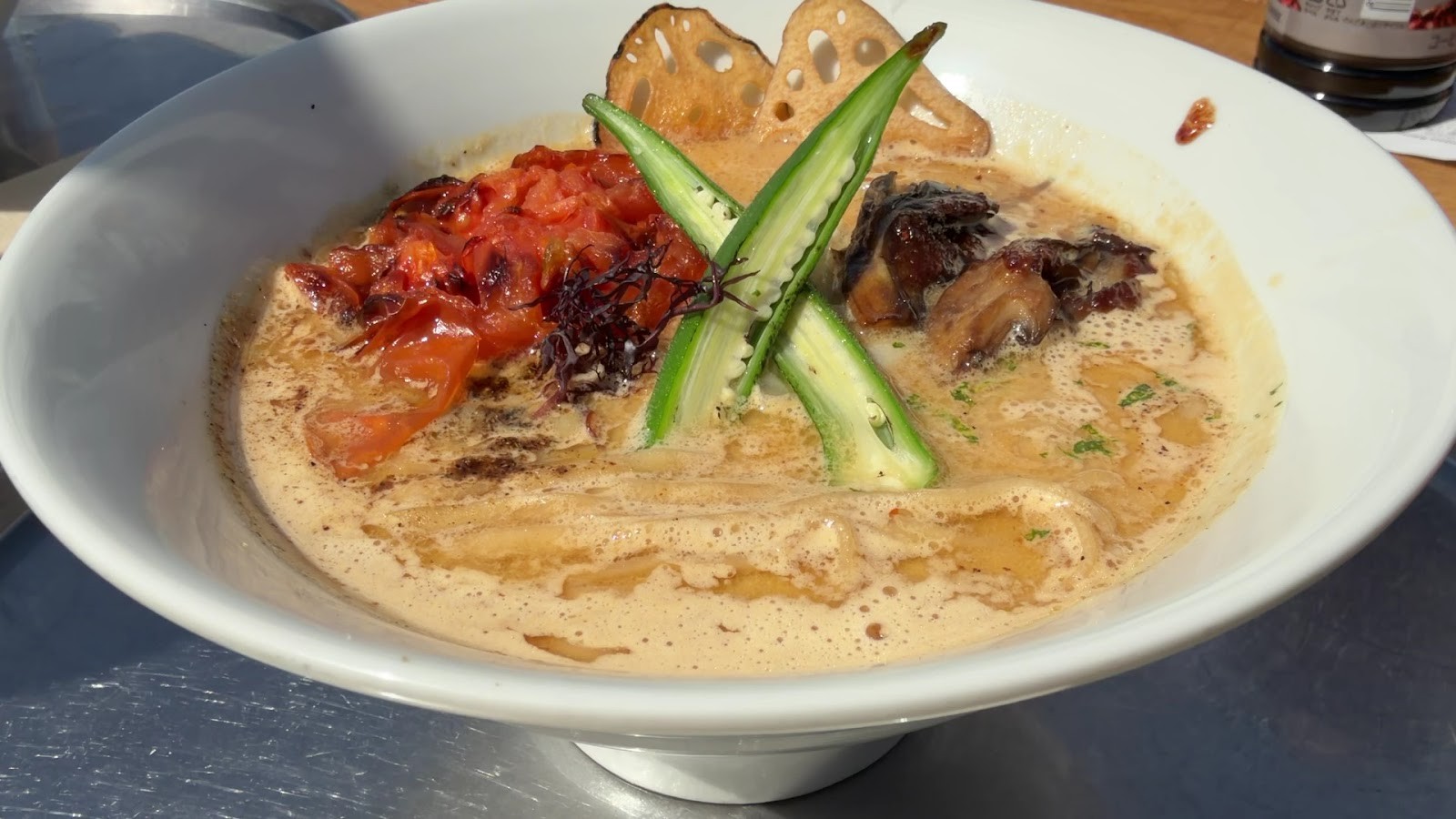 Vegan Ramen UZU Tokyo (inside teamLab Planets): food & drinks