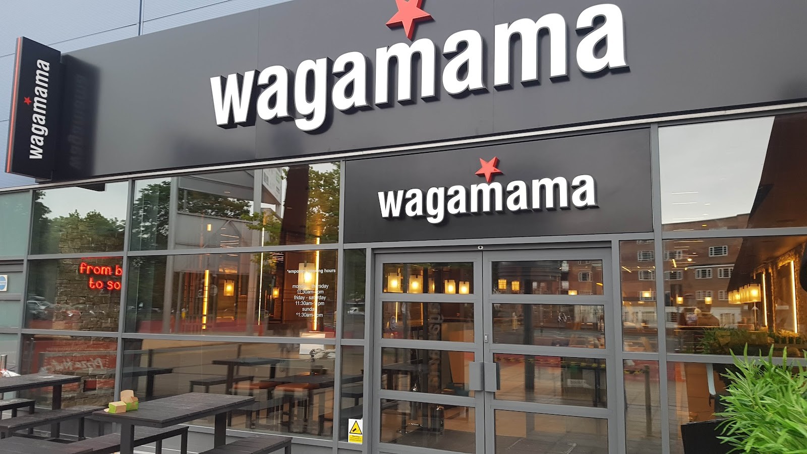wagamama manchester didsbury: the place
